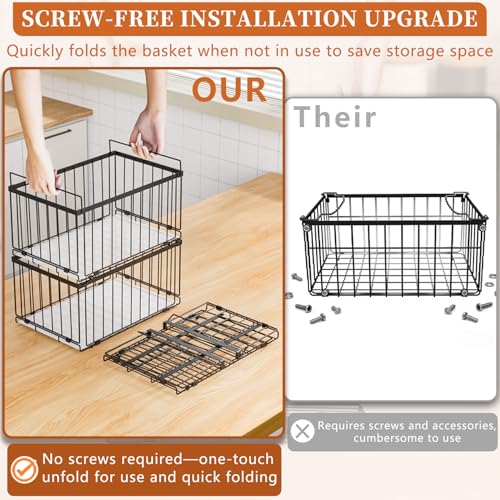 Large Freezer Organizer Bins for 5 to 9 Cu.Ft,Quick - Image 4