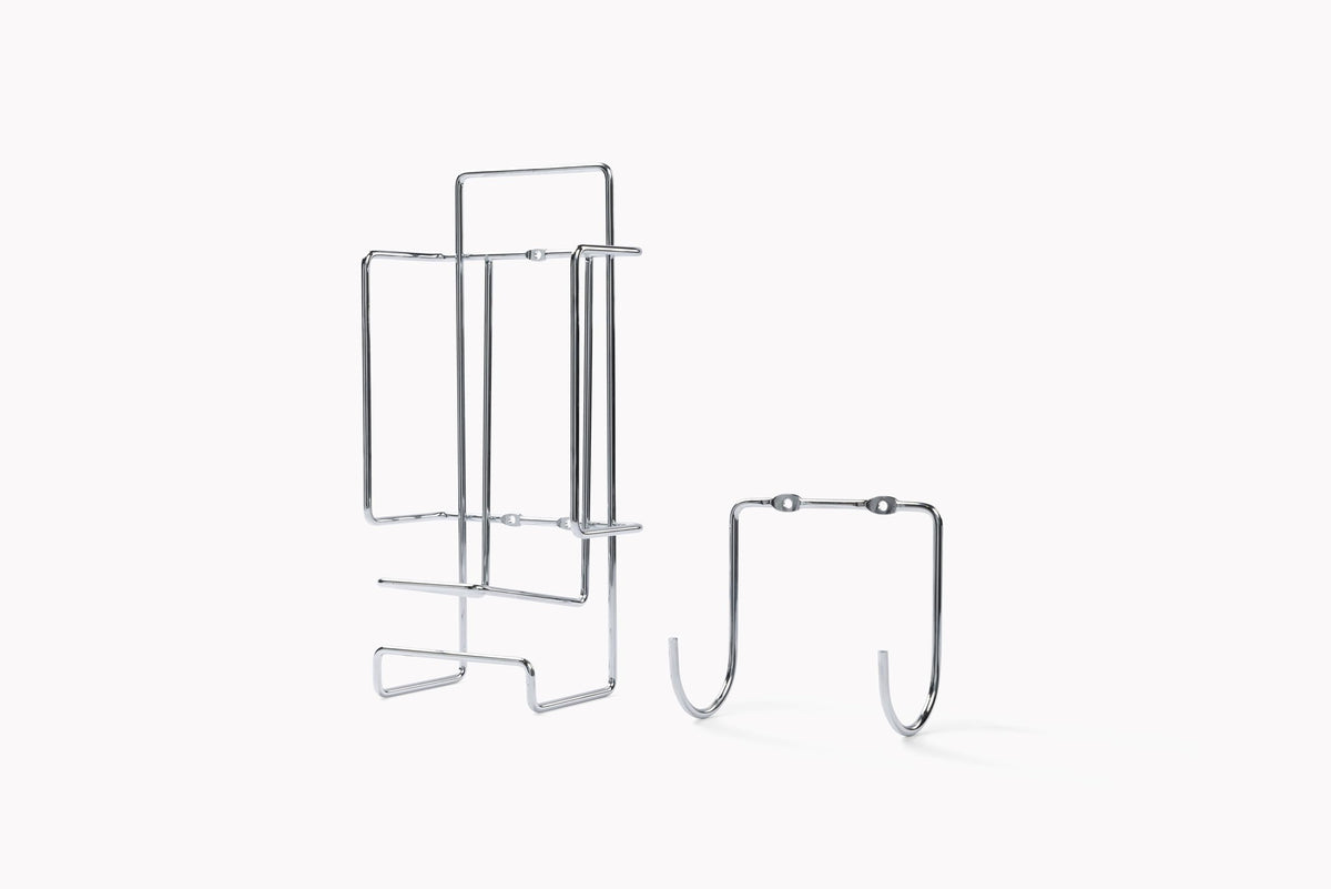 JERDON Iron Caddy & Board Holder - Stainless Steel with Hook - Image 1