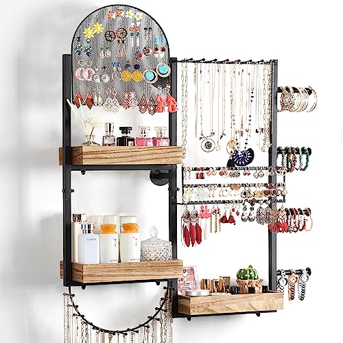 Keebofly Large Jewelry Organizer - Big Wall Mount Ha | Jewelry Organiz - Image 2