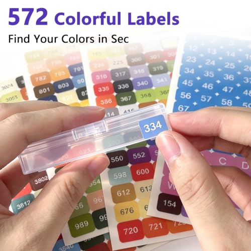 Diamond Painting Storage Case, 64 PCS Diamond Art Storage Box - Image 7