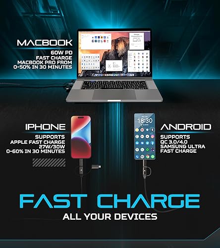 Futurizta Tech [Upgraded] Zeus-X 6-in-1 Universal Multi Cable - Image 5