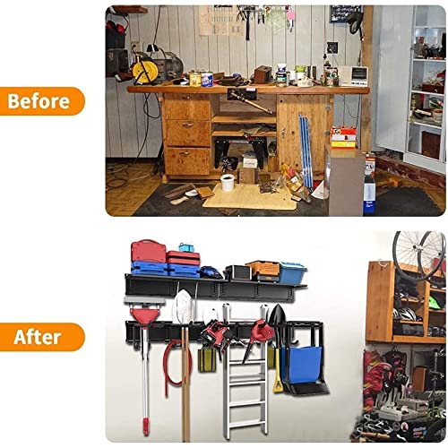 TORACK Garage Tools Storage Rack with Wall Mount Overhead shelves - Image 6