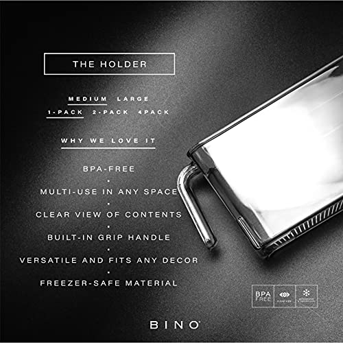 BINO | Clear Storage Organizer, Medium | THE HOLDER COLLECTION | - Image 3