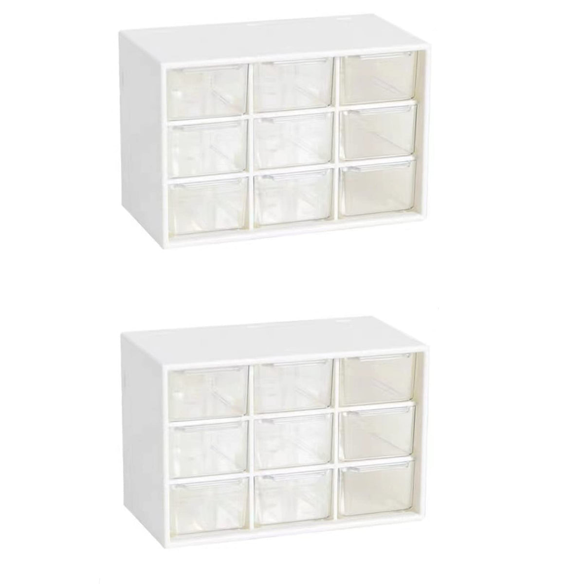 Feadily 2PCS Small Drawer Organizer for Desk, Desktop Drawer - Image 1