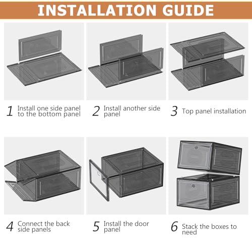 10 Pack Shoe Organizer Stackable - Image 7