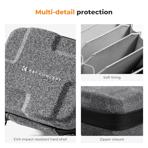 K&F CONCEPT 10 in 1 Lens Filter Case, Filter Bag Up to 95mm - Image 4