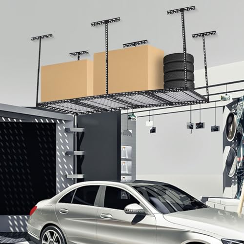 Garvee 4x6 ft Overhead Garage Storage Rack, Height | Garage Storage - Image 3