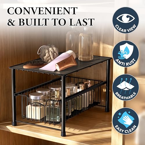 Simple Houseware Wired Stackable Under Sink Cabinet | All Products - Image 6