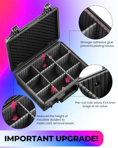 Hard Card Case for Sport Trading Graded Card Box 3"x4" 35pt Top - Image 5