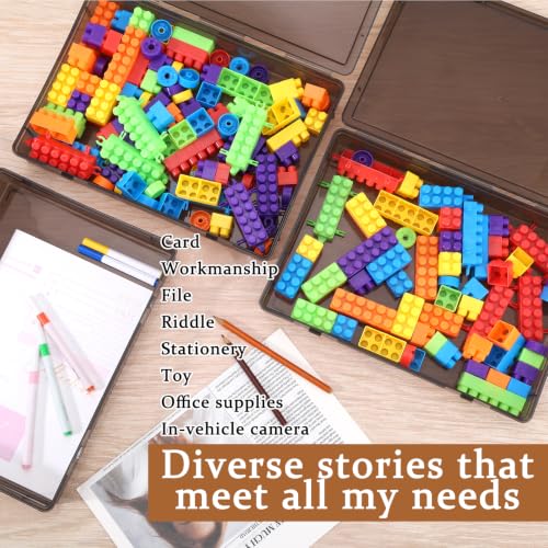 FMOACEN 4 Pcs Board Game Storage Stackable Organizer Box - Image 5
