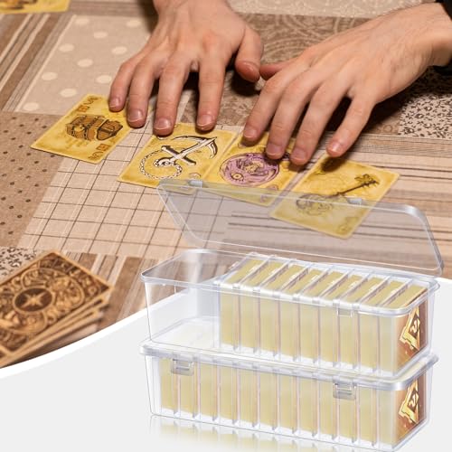 12 Pcs Playing Card Box, Clear Trading Card Storage - Image 6