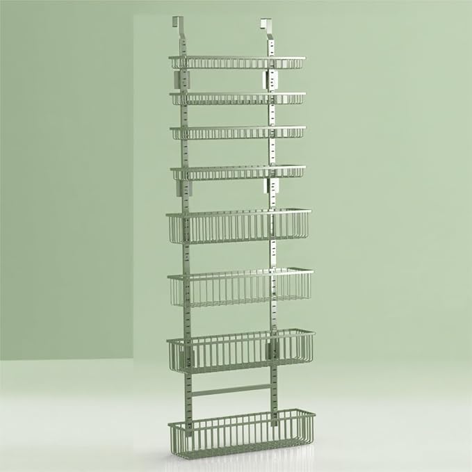 Over-the-Door Pantry Organizer — Sage Green