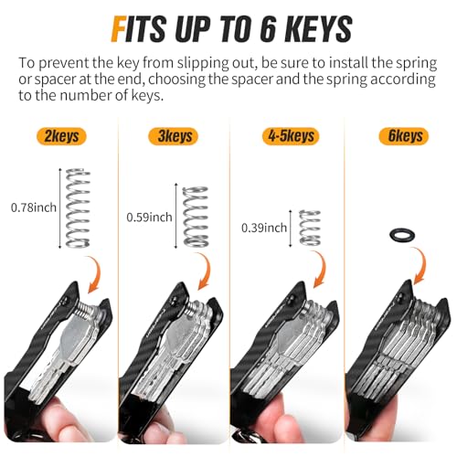 T-carbon Carbon Fiber Key Organizer, Compact Holder | All Products - Image 5