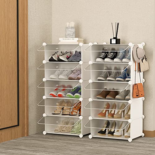 HOMIDEC Shoe Storage, 10-Tier Shoe Rack Shoe Organizer for Closet - Image 8