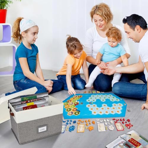 Board Game Organizer with 12pcs Zipper Bags and Writable - Image 3
