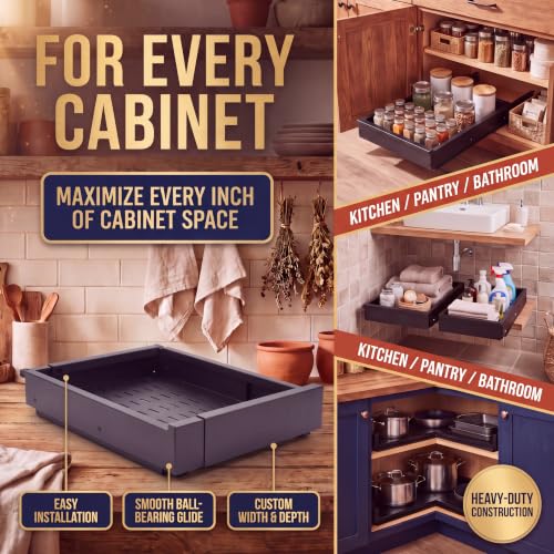 Expandable Pull Out Cabinet Organizer | 4-Way | Home Organization - Image 4