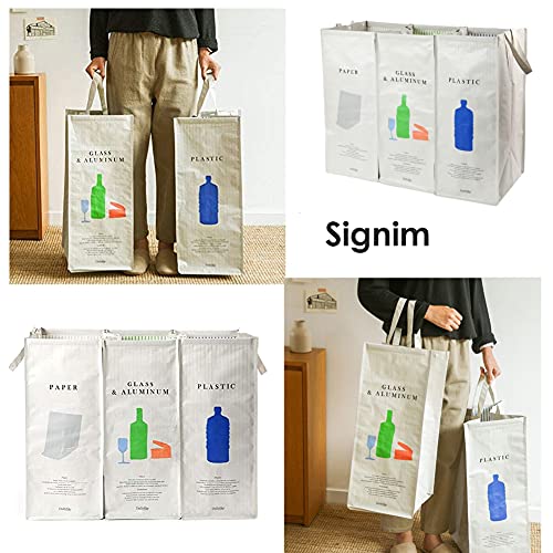 216 Separate Recycling Waste Bin Bags for Kitchen Home Recycle - Image 6