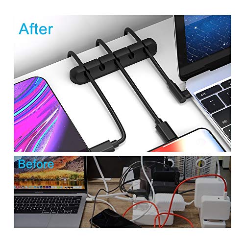 INCHOR Cord Organizer for Desk, Cable Organizer Cable Clips - Image 3
