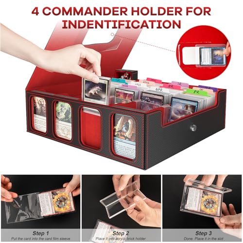 4 Row 3200+ Trading Card Storage with Commander Display - Image 7