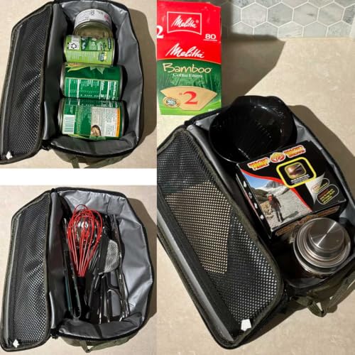 Camping Travel Cooking Utensils Organizer Bag Cookware - Image 8