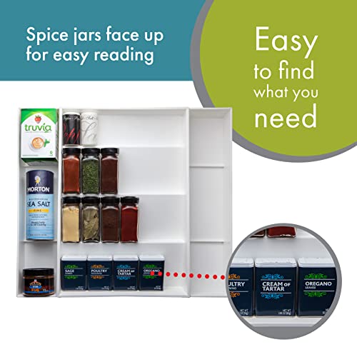 Dial Industries Expandable Kitchen Drawer Spice Jar Organizer - Image 5