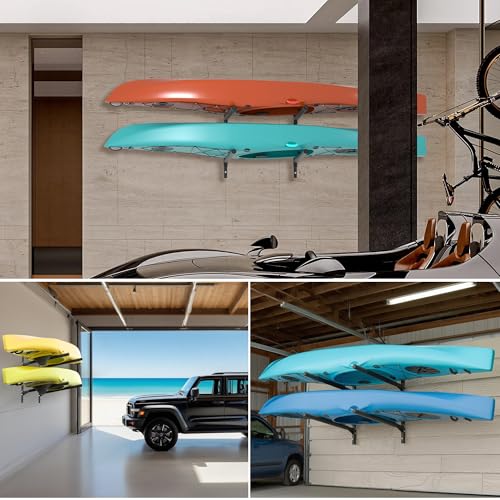 Heavy-Duty Kayak Wall Rack, 200 lb Per Level, 2-4 Tier - Image 3