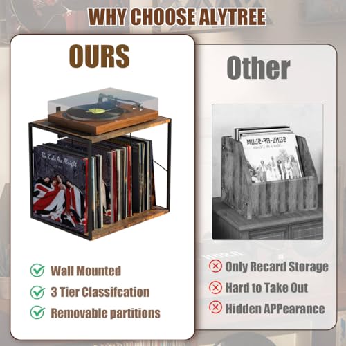 Vinyl Record Storage Holder for 80-100LPs, Vinyl Record - Image 7