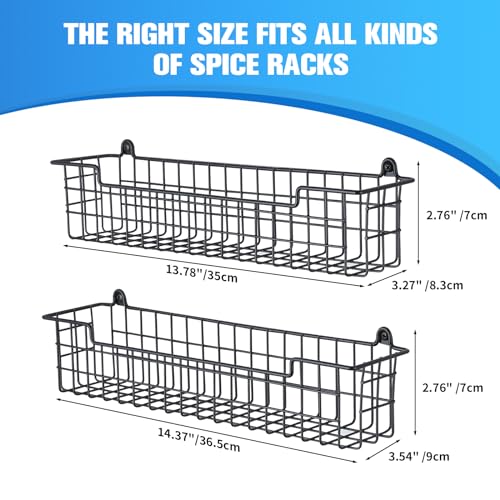 Spice Rack Organizer Wall Mount, Spice Organization Storage Shelf - Image 3