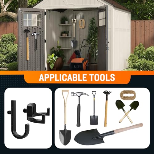 6Pcs Storage Shed Hooks Compatible with Suncast Shed - Image 7