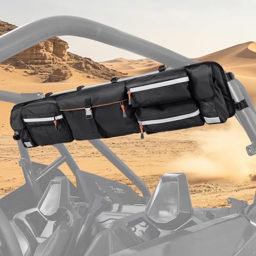 UTV Roll Cage Organizer, Cargo Rear Storage Bag Waterproof - Image 2