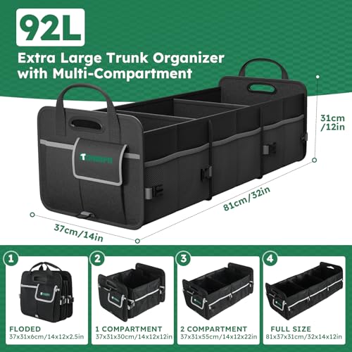 Heavy-Duty Trunk Organizer & Multi-Compartment Storage Box - Image 4