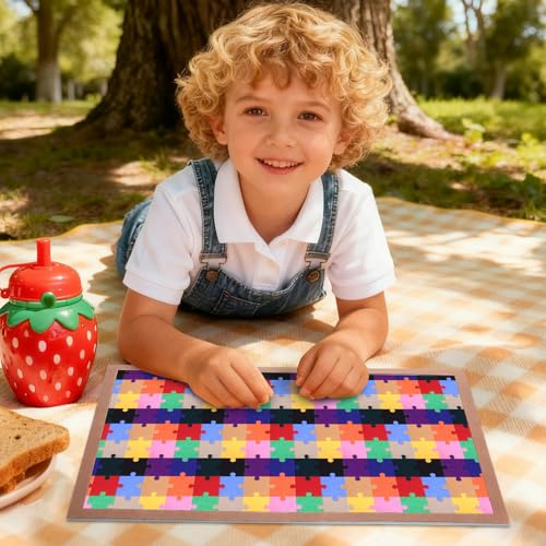 VOSAREA Foldable Puzzle Holder Frame Blank Jigsaw Board Jigsaw - Image 6