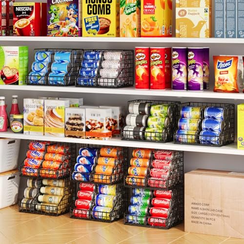 JKsmart Stackable Can Organizer for the Pantry with 2 - Image 6
