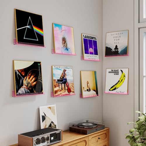 Vinyl Record Wall Mount Shelves, 12 inch Vinyl Holder - Image 6