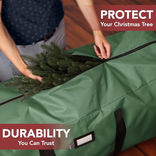 Christmas Tree Storage Bag Waterproof 9ft Green - Image 5