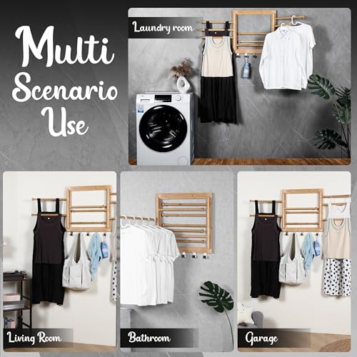 Wall Mounted Drying Rack - Clothes Drying Rack Wall - Image 7