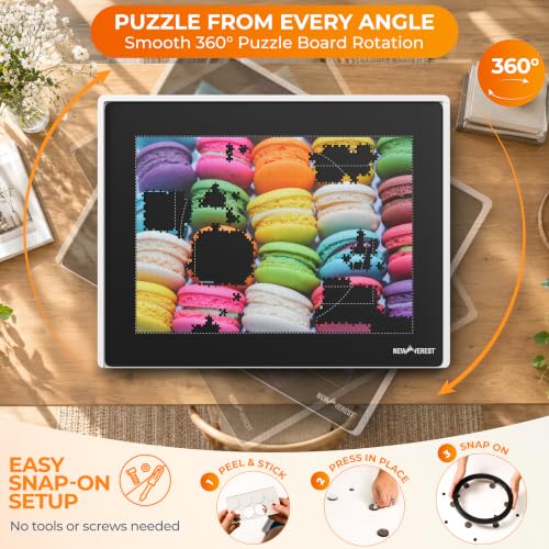 Newverest Plastic Puzzle Board for 1000 and 1500 Piece Puzzles - Image 6