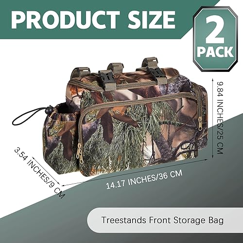 Suhine 2 Pcs Camo Treestand Storage Bags Waterproof - Image 3