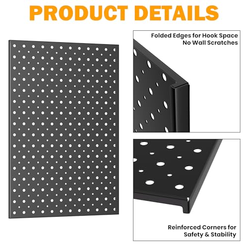 Pegboard Smith Metal Pegboard Panels, 16" x 12" Heavy-Duty - Image 5