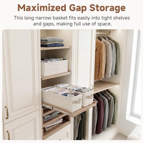 StorageWorks Narrow Storage Bins, Toilet Paper Storage - Image 4