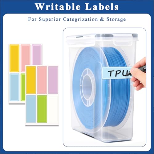 Airtight Filament Storage Box 4 Pack, PLA ABS PETG TPU Spools - Image 7