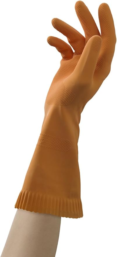 Mr. Clean Ultra Grip, Heat Resisting, Soft Cotton Flock Lining, Extreme Non-Slip Diamond Grip Gloves, Extra Large