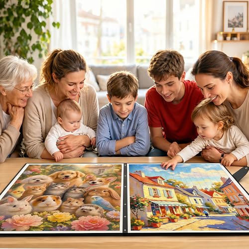32 Pockets 28.9" *21.1" Puzzle Storage Book for 1000 Piece - Image 3