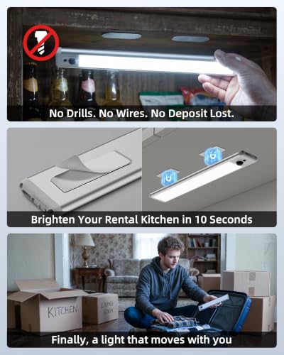 EZVALO 2 Pack Under Cabinet Lights, 14.5'' Magnetic | All Products - Image 7
