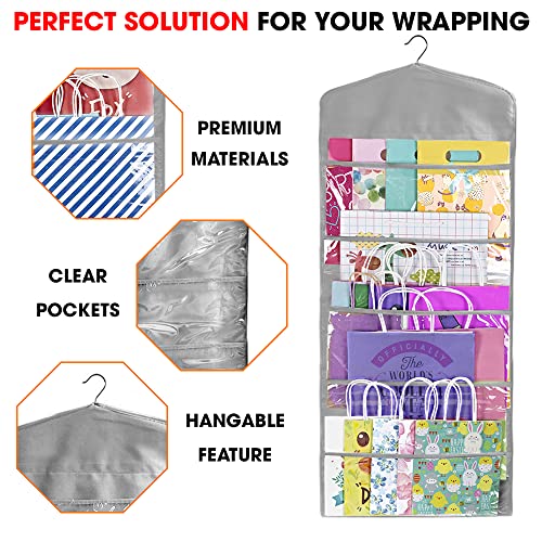 Gift Bag and Tissue Paper Storage, Hanging Organizer - Image 5