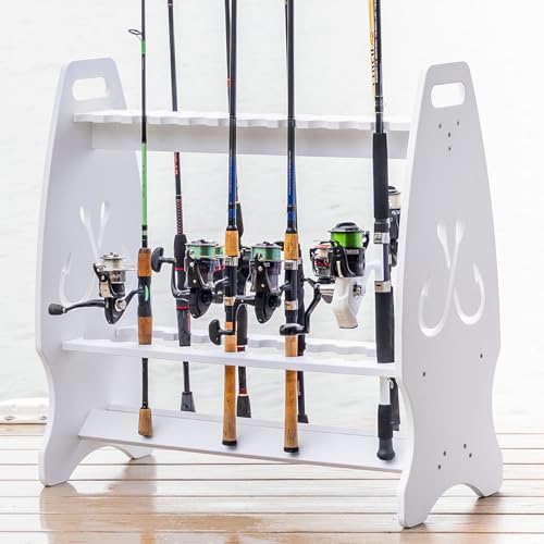 StoreYourBoard Marlin Freestanding Fishing Rod Rack, Holds - Image 2