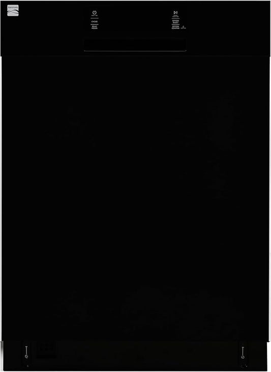 Kenmore 22-14589 24" Built-In Dishwasher - UltraWash, SmartWash, Sanitize Rinse, SmartDry, and Leak Detection - 14 Place Settings - 57 DBA - ENERGY STAR Certified - 24" - Black