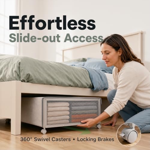 2Pack Under Bed Storage Containers,10 inch Height,31 inch Long - Image 4
