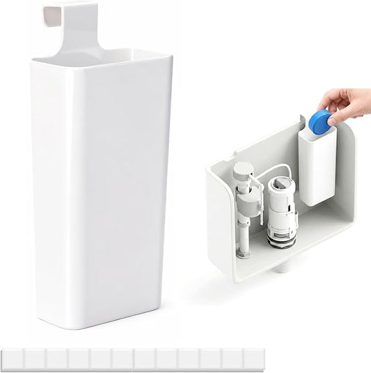 Toilet Tank Cleaning Tablet Holder, Toilet Cleaner Tablets Buffer Box Hanging Holder Preventing Dissolved Residue From Polluting Water Tank Caddy Bowl Tablets