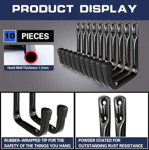 Dreecy J Utility Hooks for Hanging Heavy Duty Garage | Garage Storage - Image 4